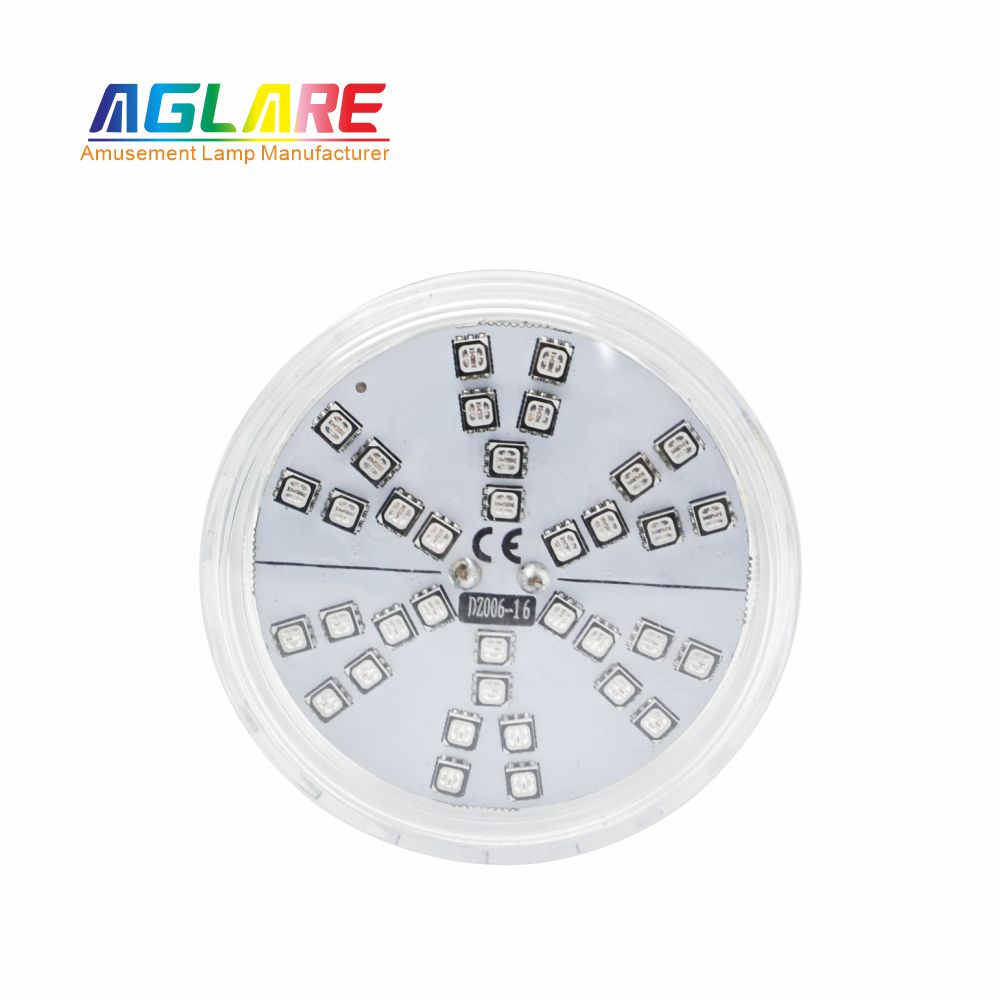 60mm RGB LED游乐场灯1-16自动法式旋转成效- AC24V， 42led