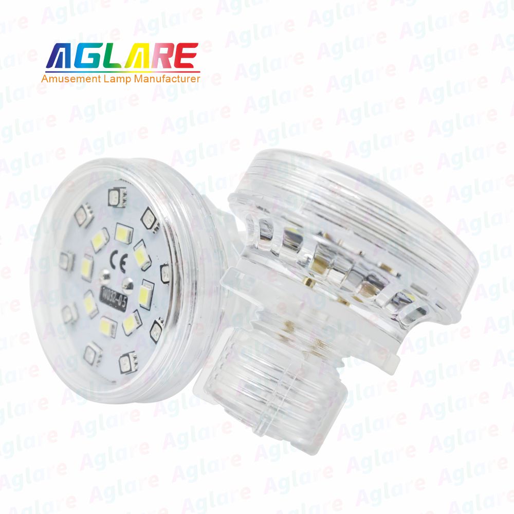 DW002法式1-16，AC24V 38mm RGB+W LED灯用于游乐设施